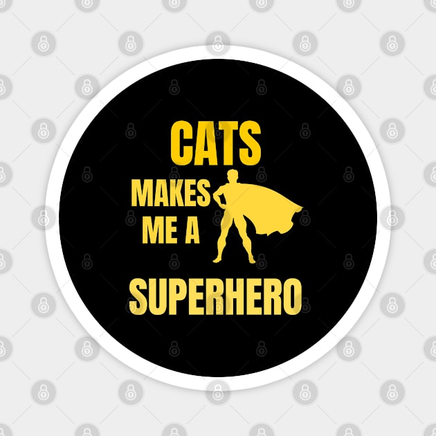 Cats Lover Magnet by Mdath